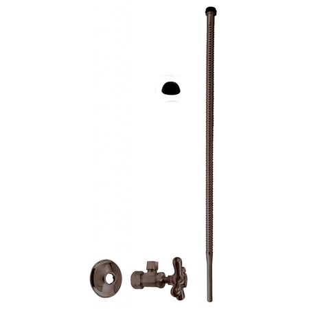 Westbrass Supply Kit, 5/8" OD x 3/8" OD x 20" Corrugated in Oil Rubbed Bronze D105K20X-12